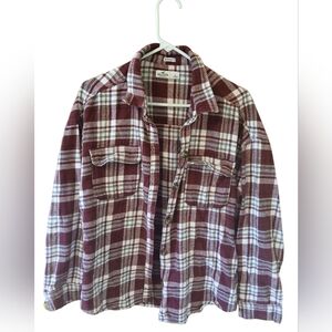 Hollister womens flannel shirt